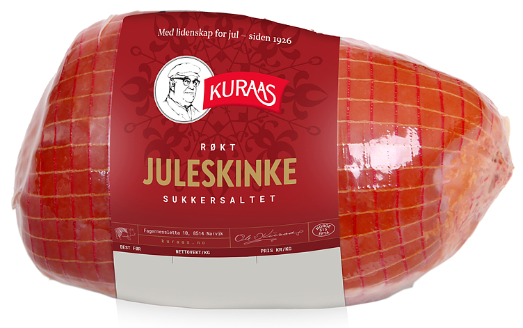 Juleskinke Letts/røkt Kokt Kuraas