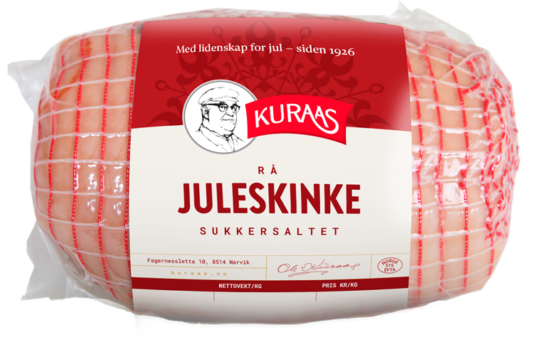 Juleskinke Sukkersalt Rå Kuraas