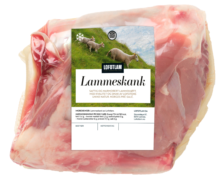 Lammeskank Ca900gr Lofotlam