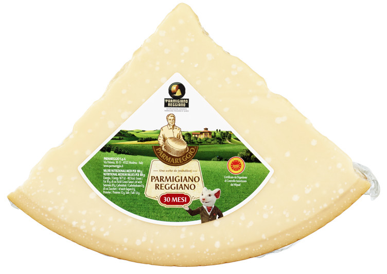 Parmesan 30mnd Ca 4.5kg Parmareggio