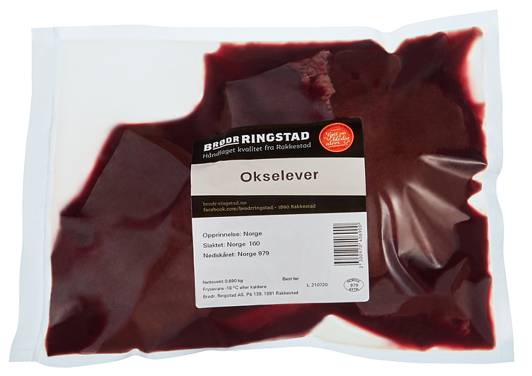 Bilde av Okselever Ca 800g Frys Brødr Ringstad