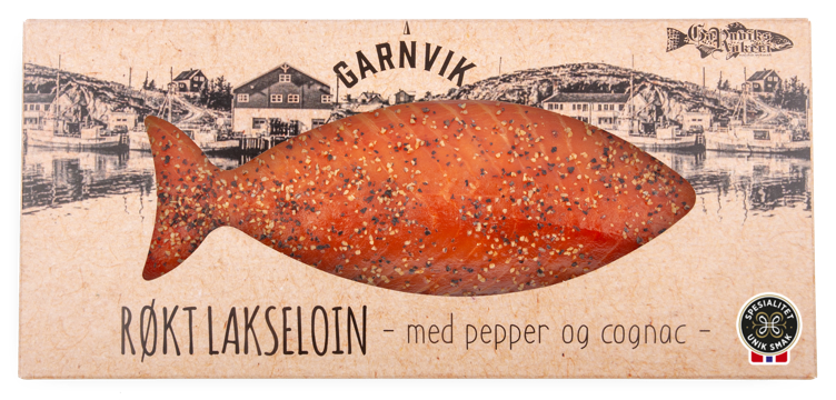 Røkt Lakseloin Pepper&Cognac Garnviks