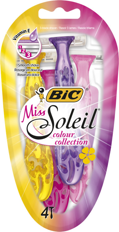 Barberhøvel Miss Soleil Color 4-p Outer