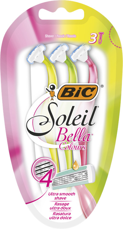 Bilde av Barberhøvel Soleil Bella Colours Bic