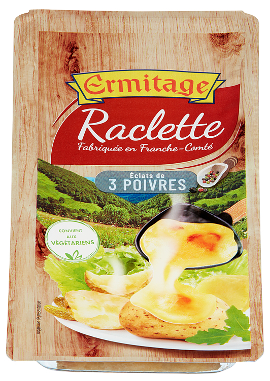 Raclette m/Pepper 200g Ermitage
