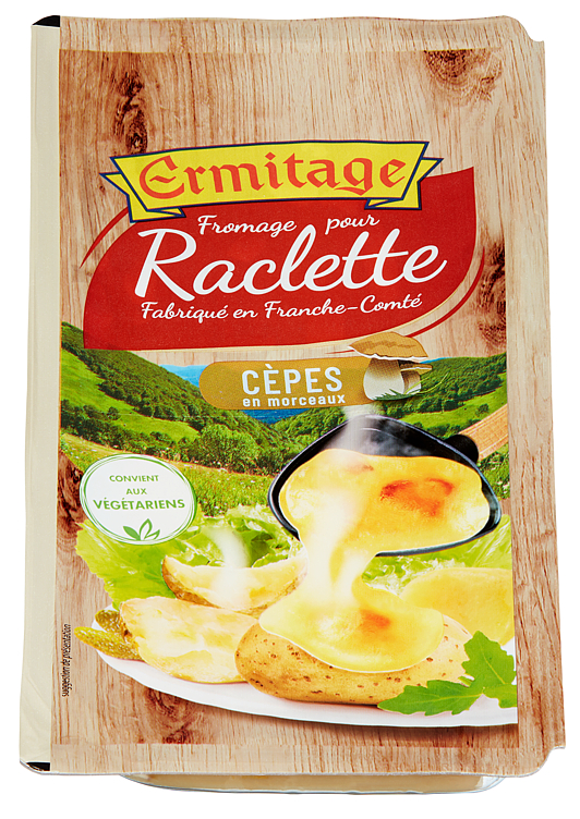 Raclette m/Steinsopp 200g Ermitage