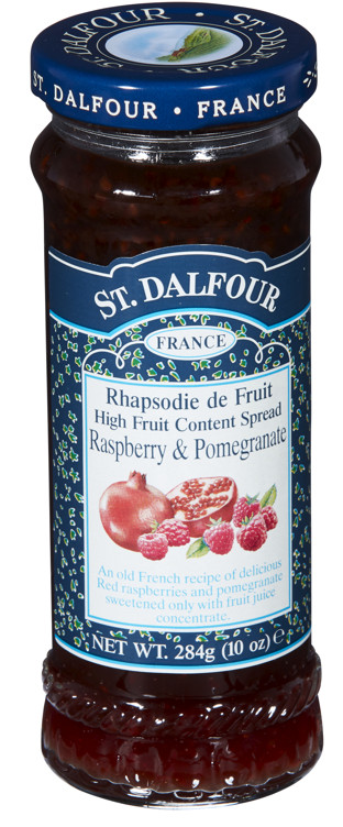 Syltetoy Raspberry/pomegranate 284g St Dalfour