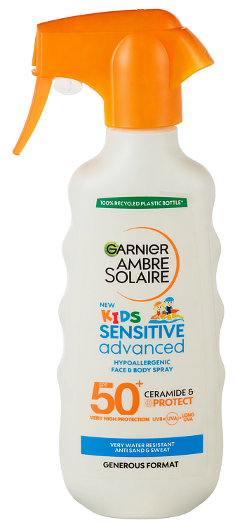 Garnier Ambre Sensitive Advanced Kids Hypoallergenic Happy Trigger Spray Spf50+ 270ml