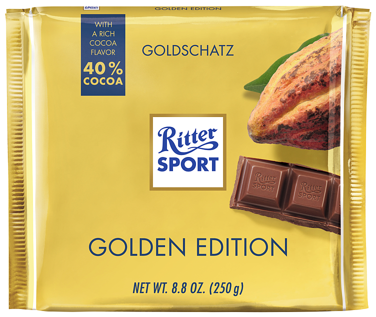 Ritter Sport Golden Edition 40 Kakao 250g