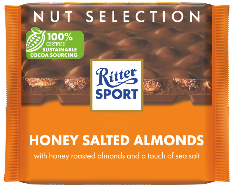 Ritter Sport Honey Roast Almonds 100g