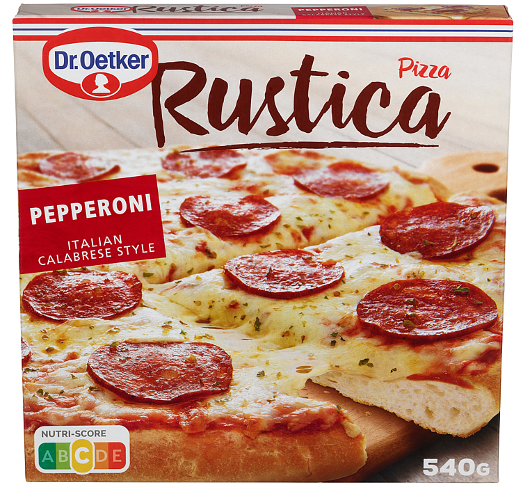 Pizza Rustica Pepperoni Calabrese Dr Oetker
