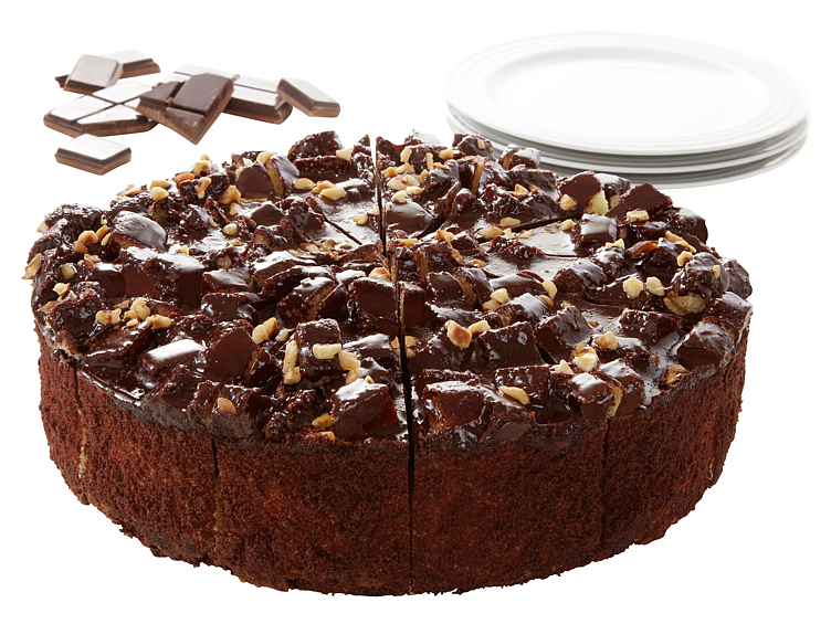 Chocolate Crunch Cake Oppd.12stk - 1600g