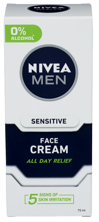 Nivea Men Sensitive Moisturiser Face Cream , 75ml