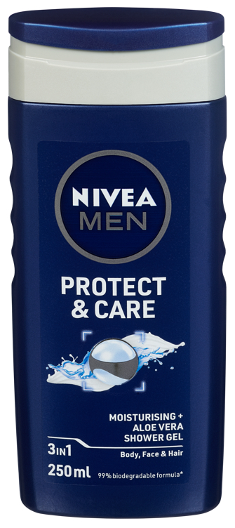 NIVEA Men Protect & Care Shower Gel 250ml