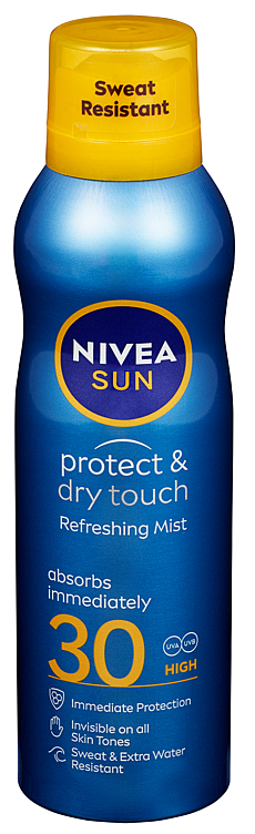 Bilde av Nivea Sun Protect & Dry Touch Sun Mist Spf30, 200ml