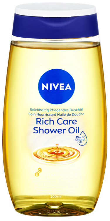 Nivea Rich Caring Shower Oil Natural 200ml