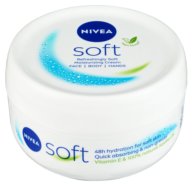 Bilde av Nivea Soft Body & Face Cream Boks 300ml