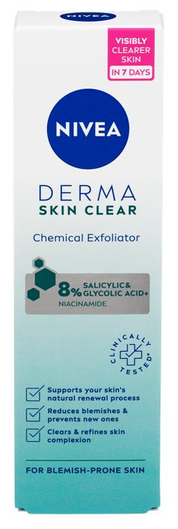 Nivea Derma Skin Clear Night Exfoliator, 40ml