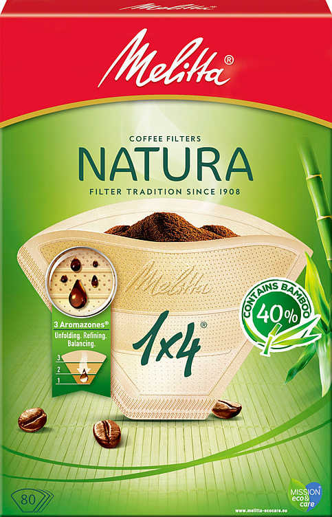 Kaffefilter Natura 1x4/80