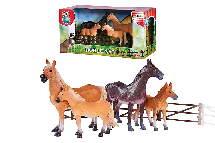 Horse Set With Fenches