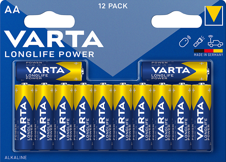 Bilde av Batteri Aa 12-pk Varta High Energy