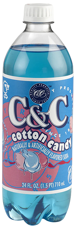 C&c Cotton Candy Soda Usa 710ml