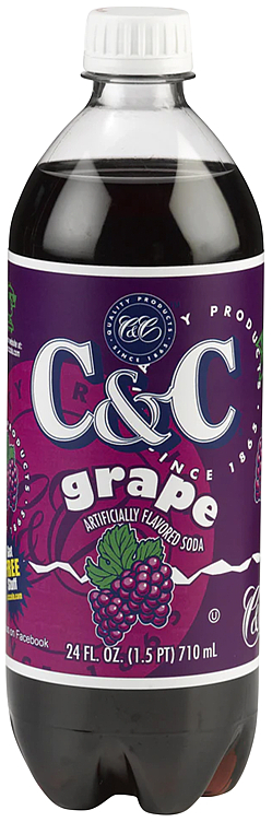 C&c Grape Soda Usa 710ml