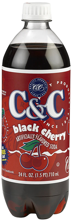 C&c Black Cherry Soda 710ml