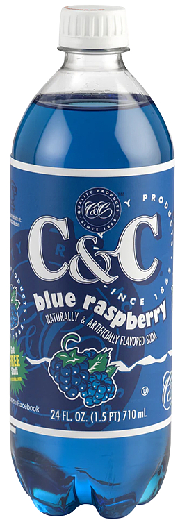 Bilde av C&c Blue Raspberry Soda Usa 710ml