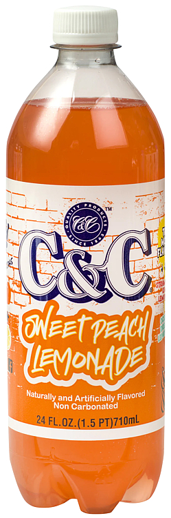 C&c Sweet Peach Lemonade Usa 710ml