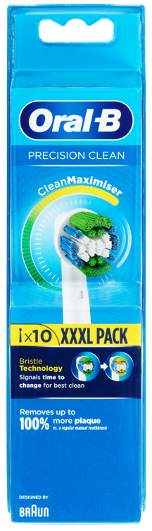 Bilde av Tannbørstehoder Refill Precision Clean Xxxl 10pk Oral-b