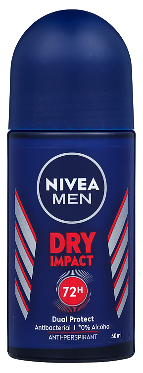 Nivea Men Dry Impact Deodorant Roll-on, 50ml