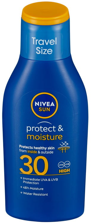 Bilde av Nivea Protect & Moisture Sun Lotion Travel Size Spf30 100ml