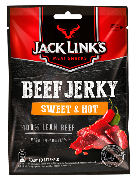 Bilde av Beef Jerky Sweet Hot Jack Link´s