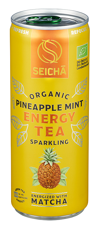 Seicha - Organic Energy Tea - Pineapple Mint Boks 250ml