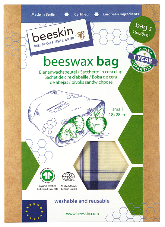 Beeskin Bivoksfolie Pose Str S (18x28cm)