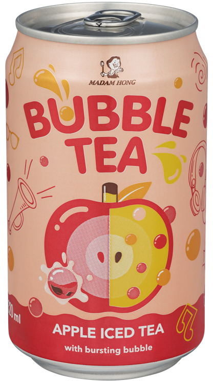 Bubble Tea - Apple Iced Tea 315ml Madam Hong