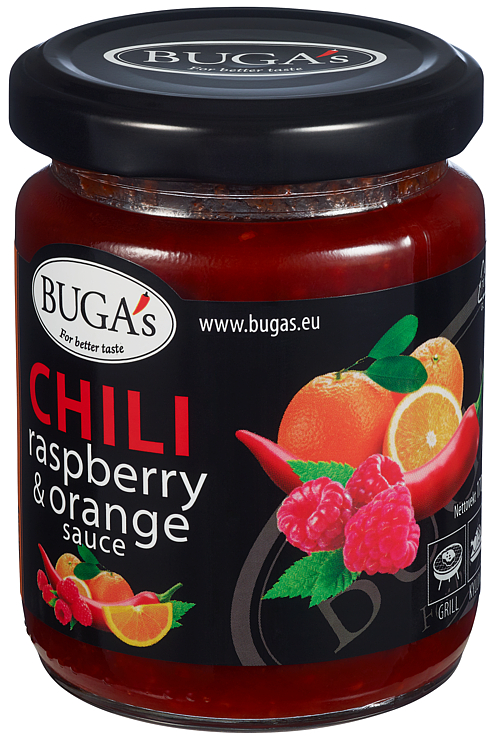 Buga's Chilli Raspberry Orange Sauce 170g