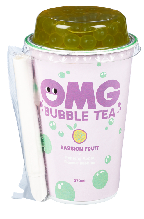 Omg Bubble Tea Passion Fruit 270ml