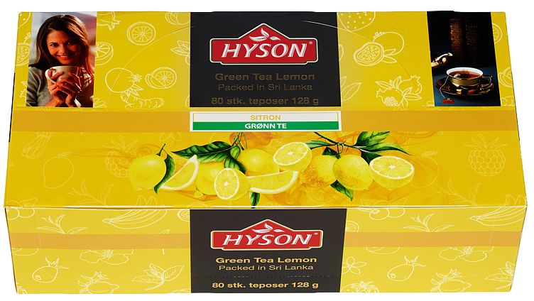 Green Tea Lemon 160g Hyson