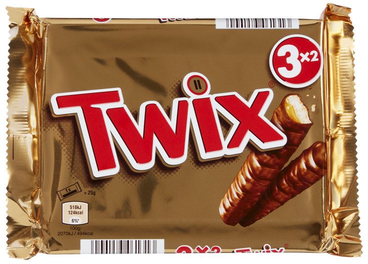 Twix 3pk 150g