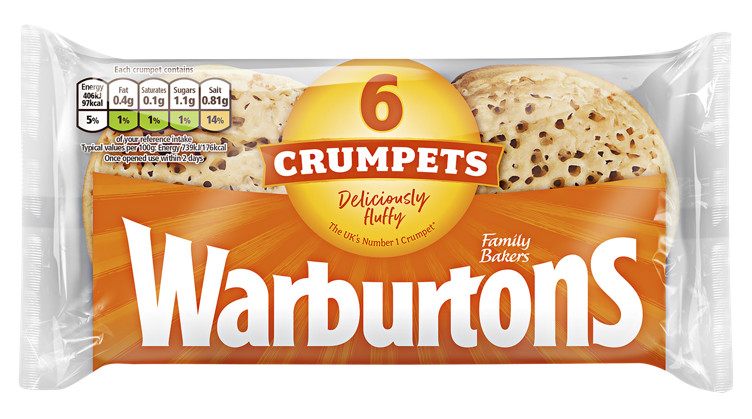 Warburtons 6pk Crumpets