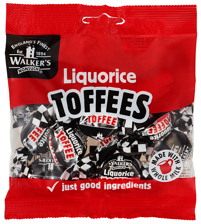 Liquorice Toffees 105g 105g Walkers