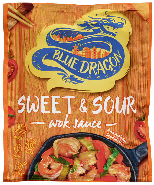 Blue Dragon Woksaus Sweet&Sour 12x120g