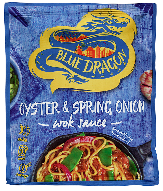 Blue Dragon Woksauce Oyster Spring Onion 12x120g