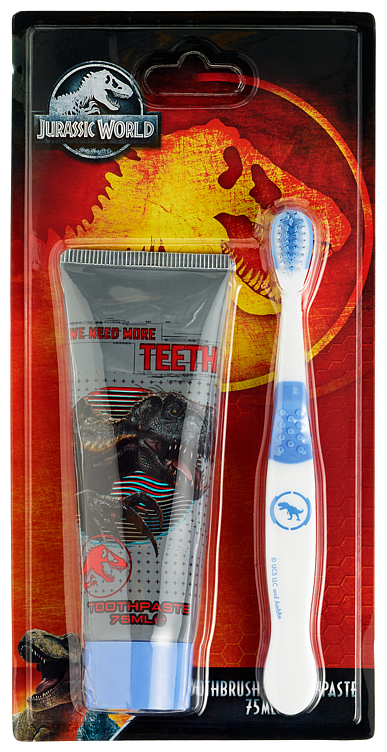 Jurassic World Toothbrush & Toothpaste Set