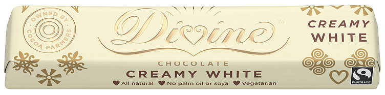 Divine Fairtrade White Chocolate 35g