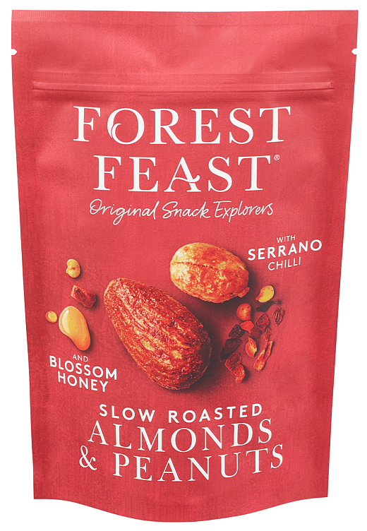 Bilde av Forest Feast Chilli Honey Peanuts & Almonds 120g