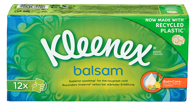 Bilde av Kleenex Balsam Lommetørkle 12x9stk