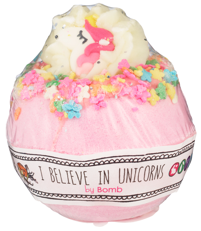 Bomb Cosmetics, Badebombe i Believe In Unicorn, Brusende med Duft av Blomster